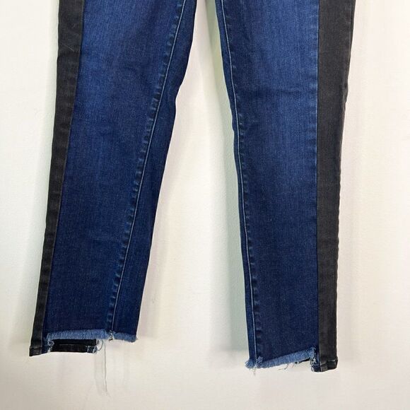 J Brand Ruby High Rise Cigarette Raw Hem Crop Jeans in Duality - Picture 5 of 10